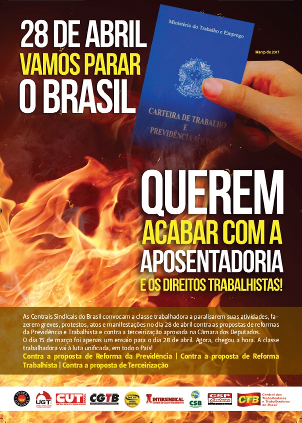 28 de Abril o  Brasil vai parar